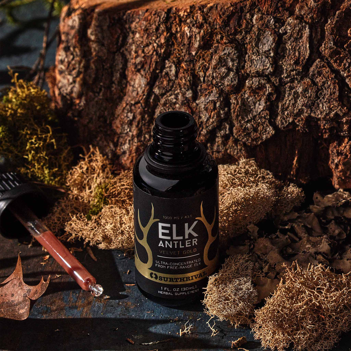 Elk Antler Velvet Gold