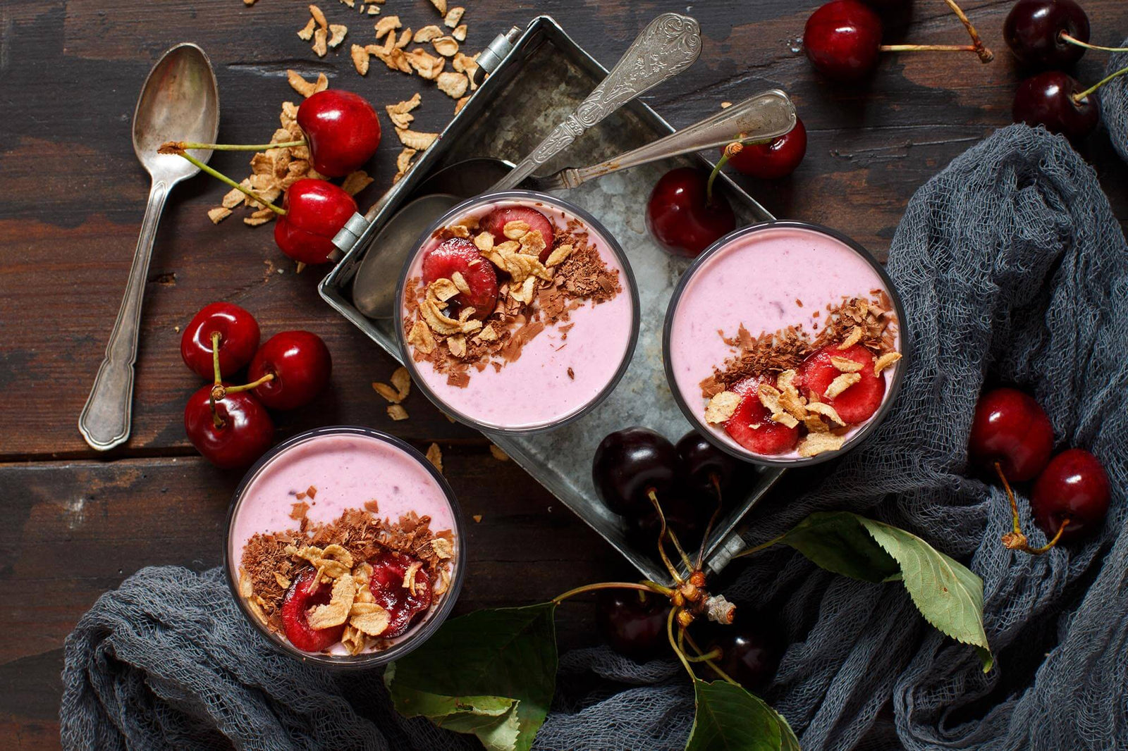 Instant Gratification Cherry Almond Smoothie Bowl