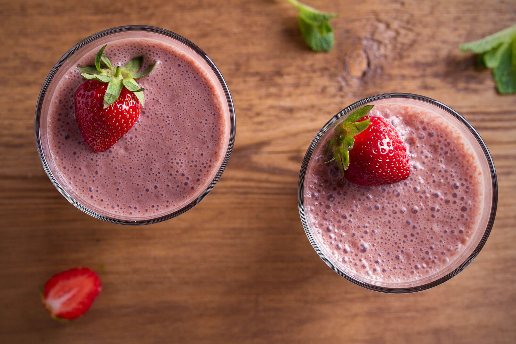 Simple & Healthy Strawberry Banana Smoothie with a Secret Immune Boost