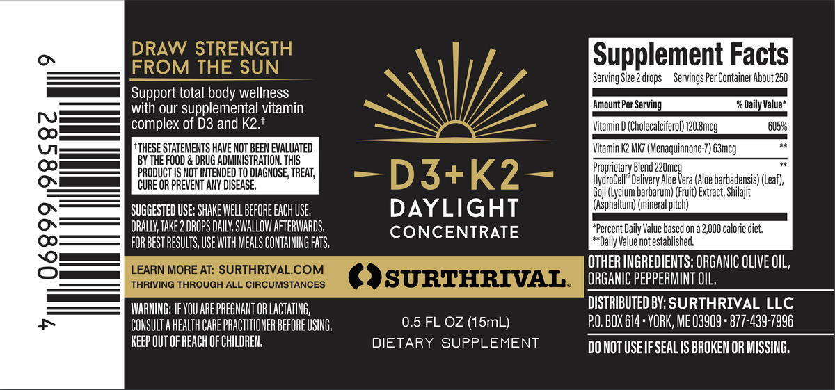 D3+K2 Daylight Concentrate