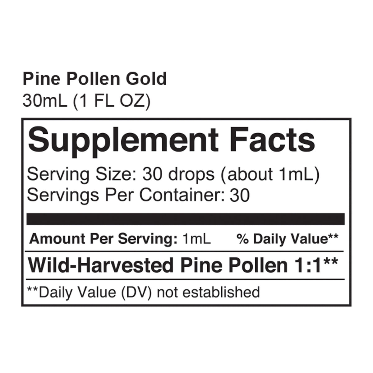 Pine Pollen Gold