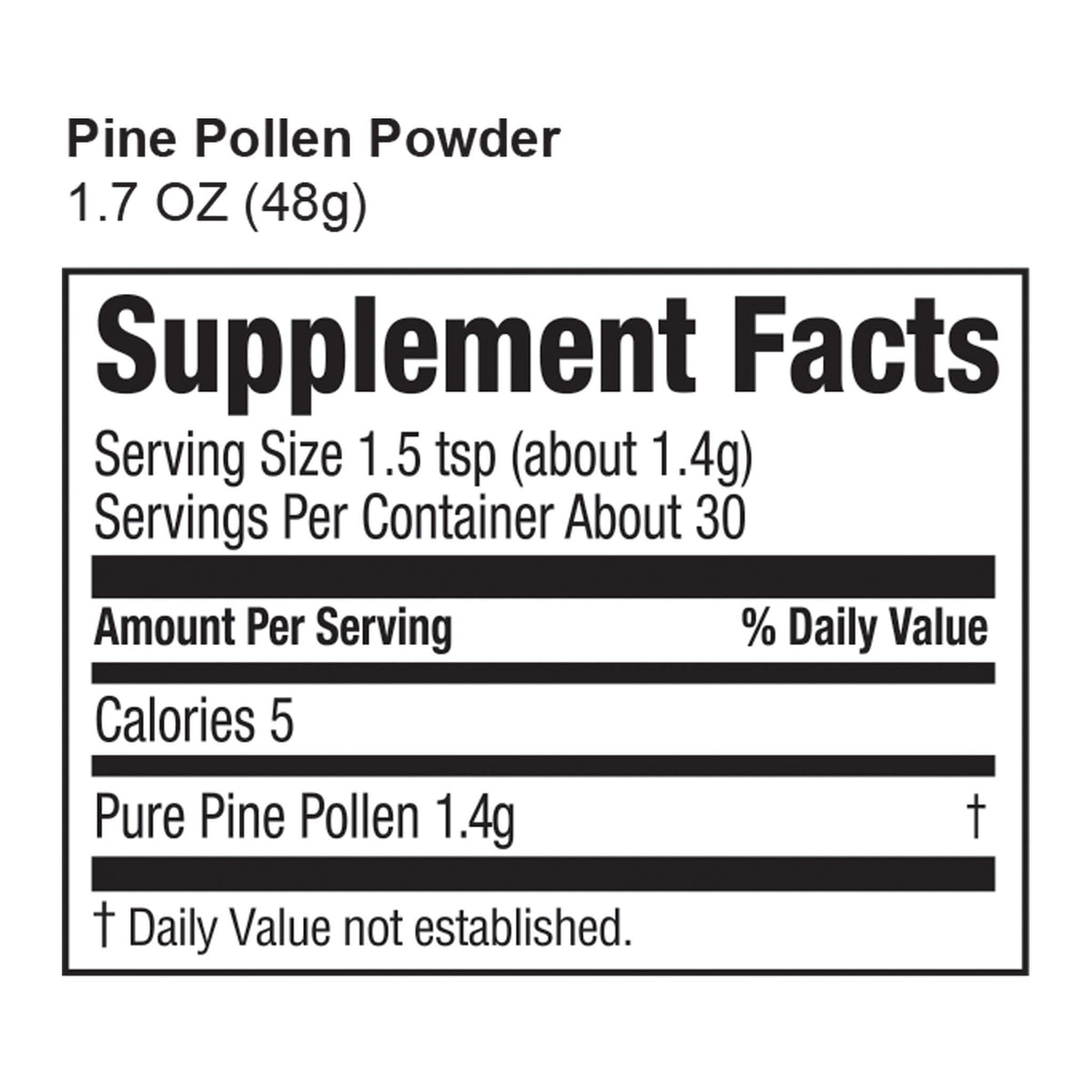 Pine Pollen Powder