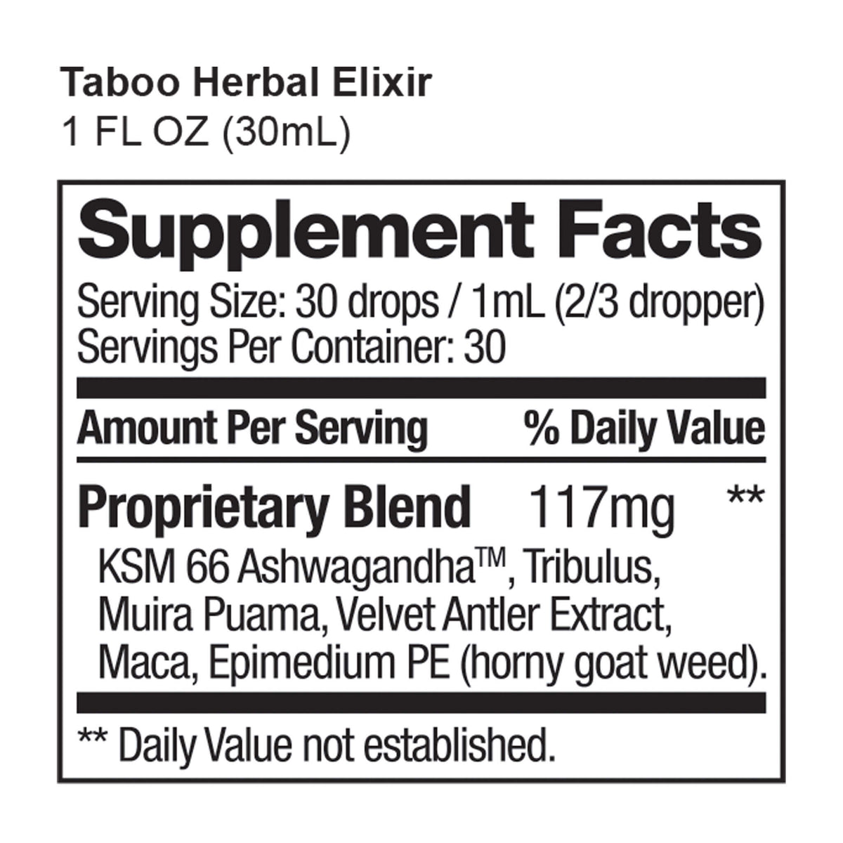 Taboo Love Elixir