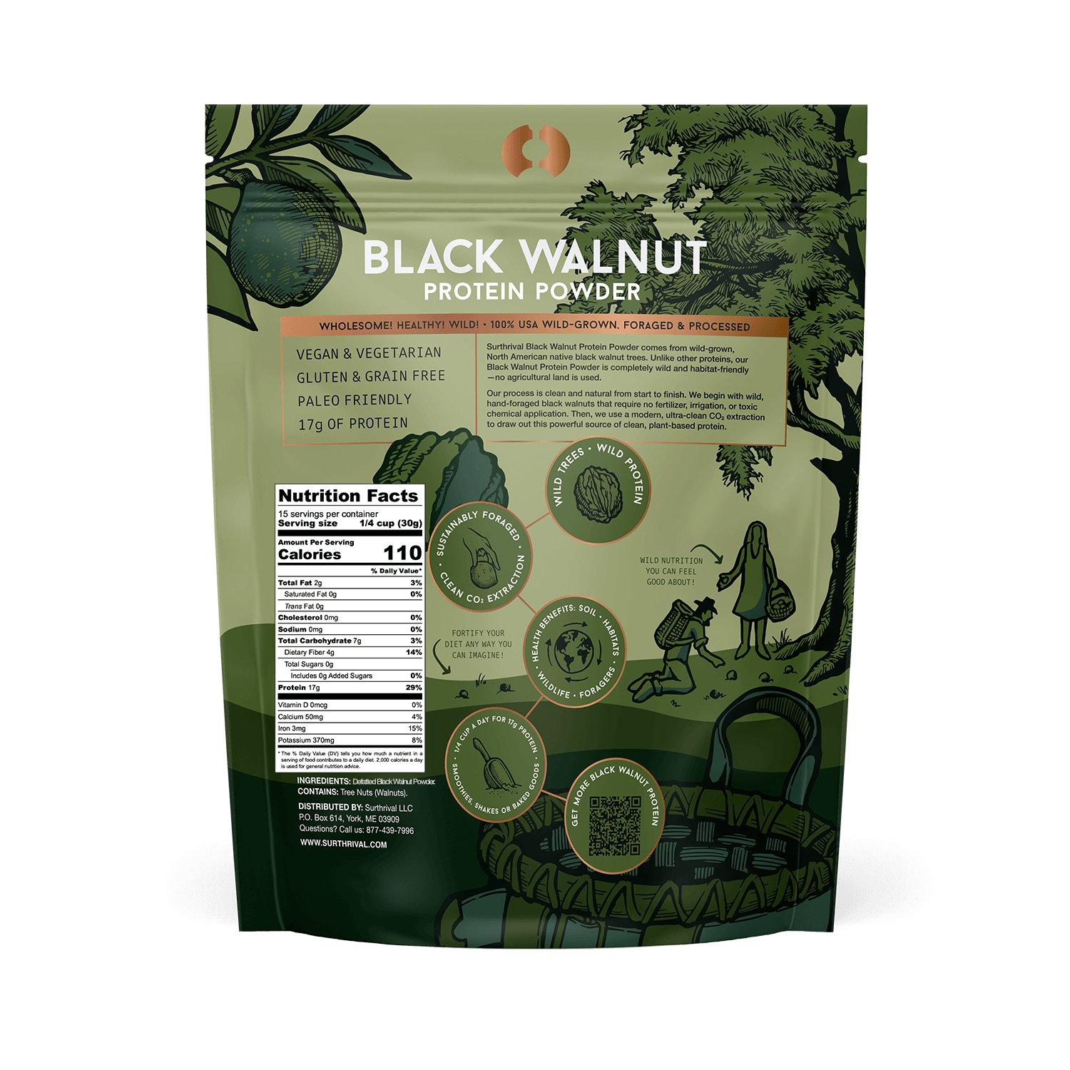 Defatted Walnut Powder Surthrival - Premium Supplements – Black Walnut Protein Powder