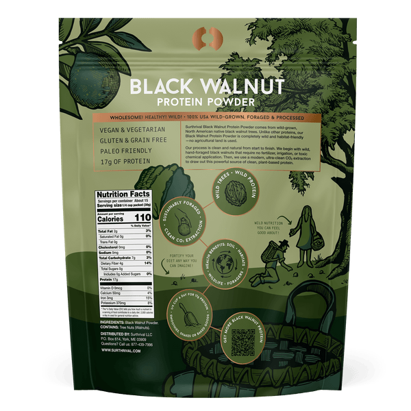 Surthrival Premium Supplements Black Walnut Protein Powder