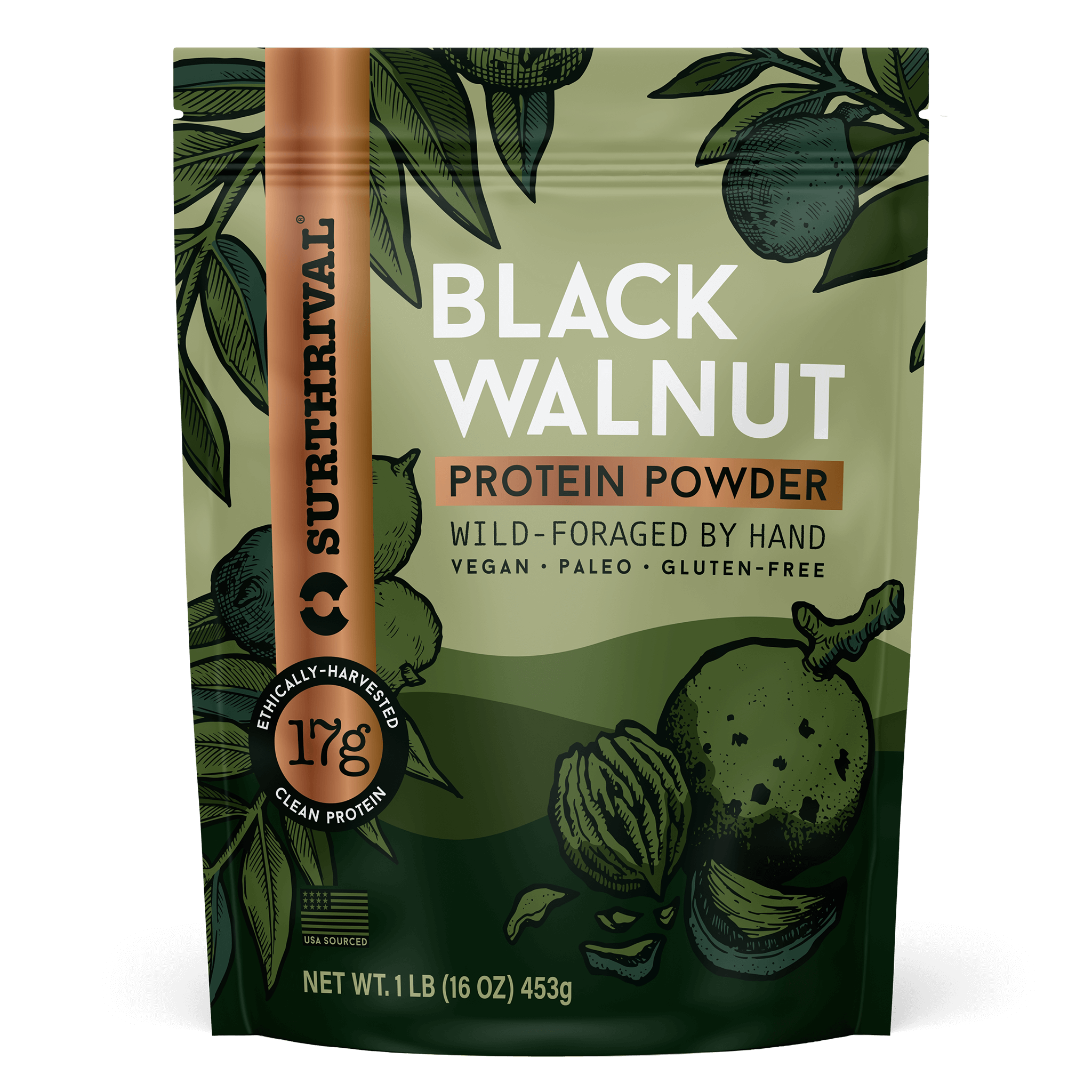 Surthrival Premium Supplements Black Walnut Protein Powder
